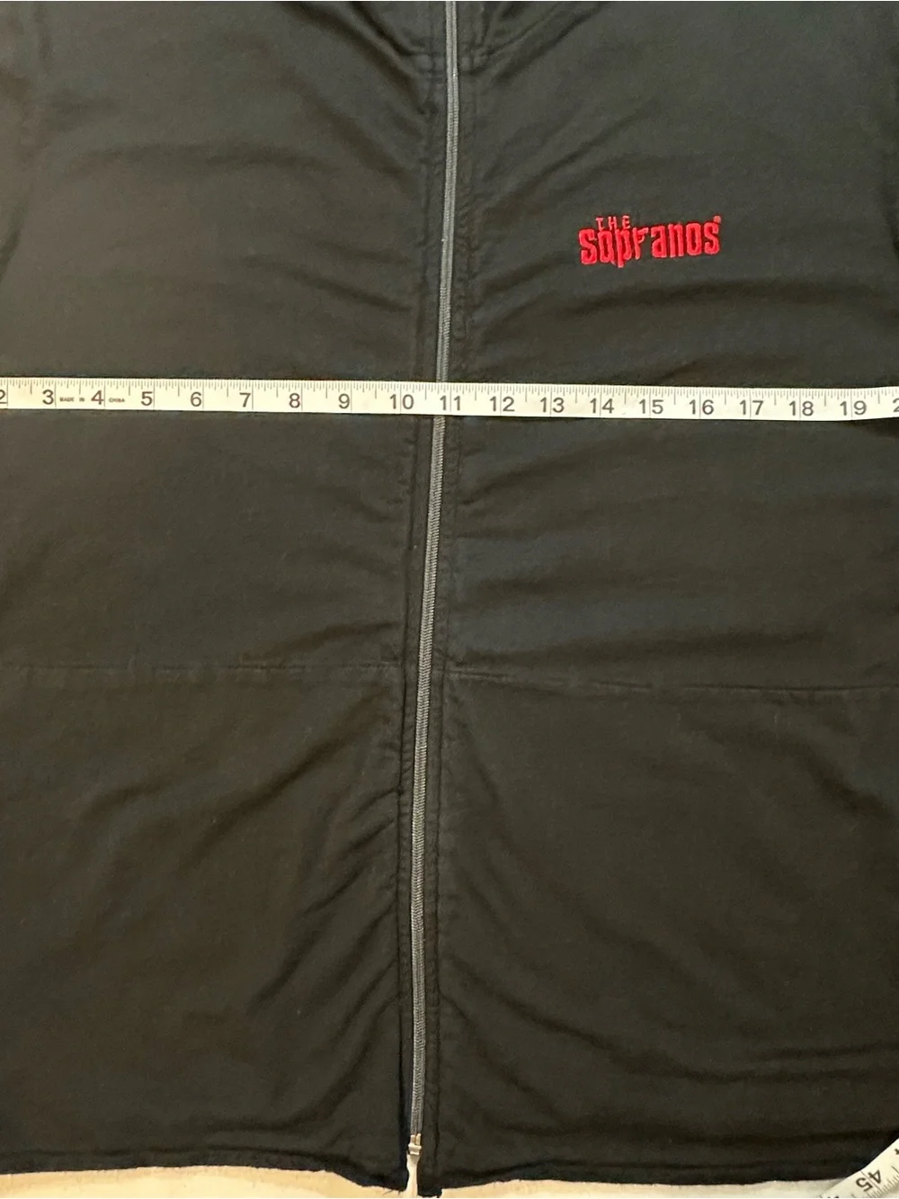 The Sopranos HBO Zip Track Jacket Large Made USA